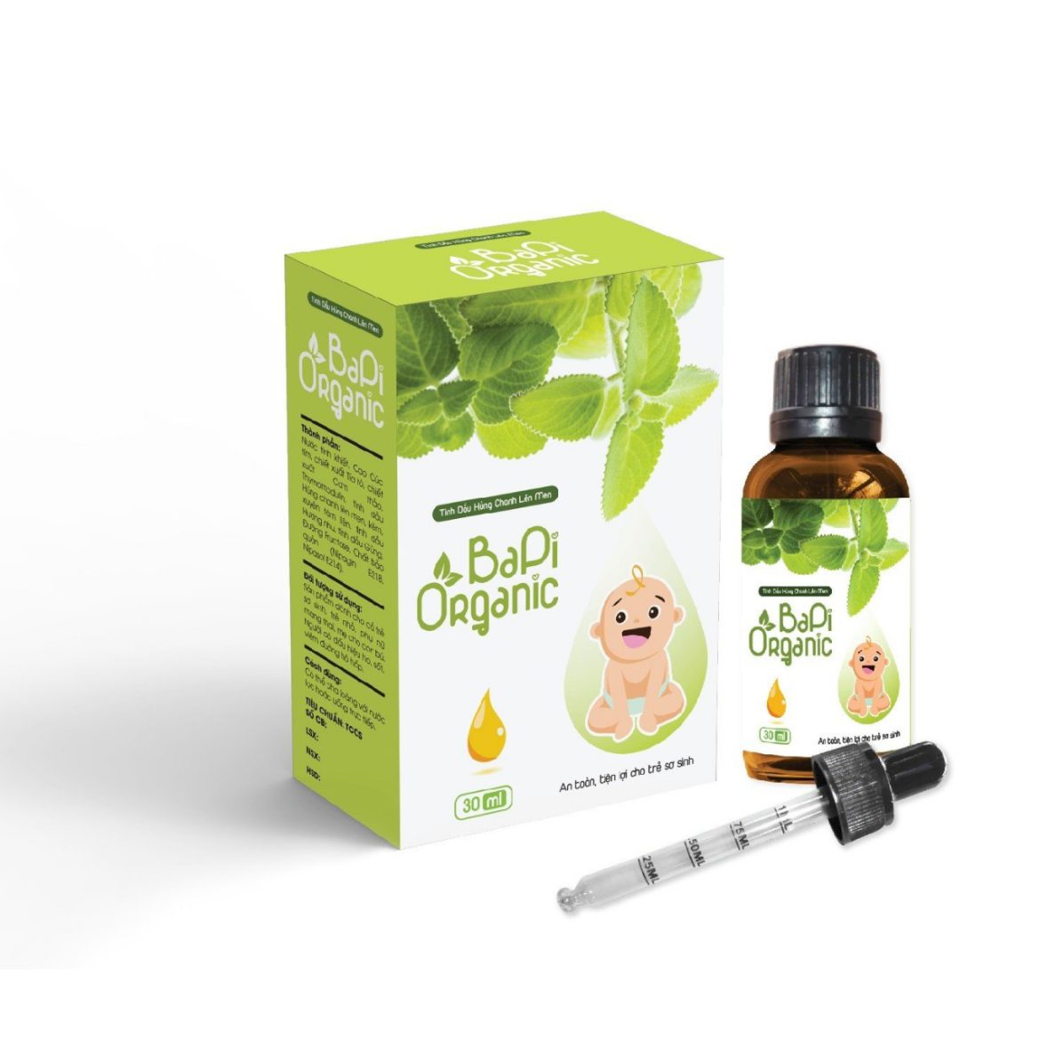 Tinh dầu Húng Chanh Lên Men Dr.BaPi Organic